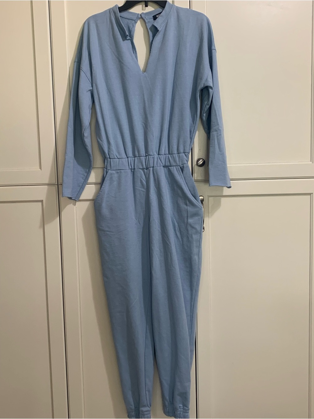 Missguided Light Blue jumpsuit